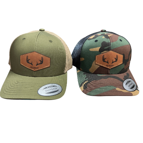 Deer Antler - Green Network Outdoors Snapback Trucker